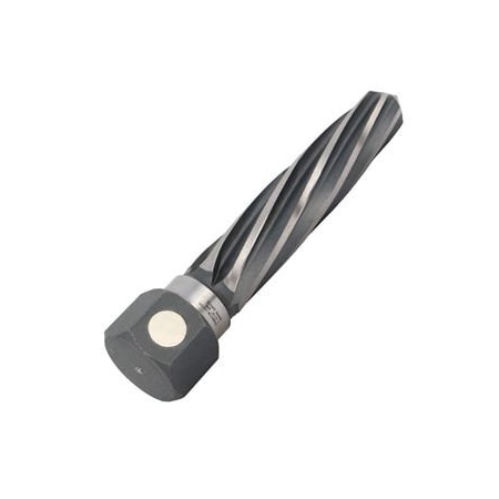 Champion Cutting Tool 11/16in Magnetic Brute Platinum Hex Shank Bridge Reamer, Left H& Spiral Flute, Right H& Cut, HSS CHA XL86M-11/16